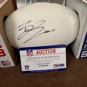 Brandin Cooks Signed Patriots ball